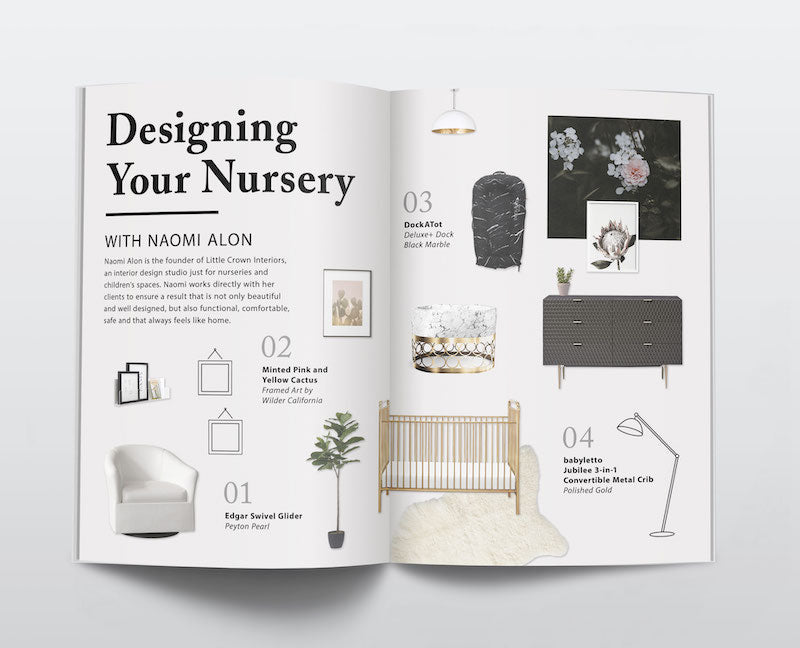 Designing Your Nursery: How to Use Your Black Marble DockATot as Inspirational Decor