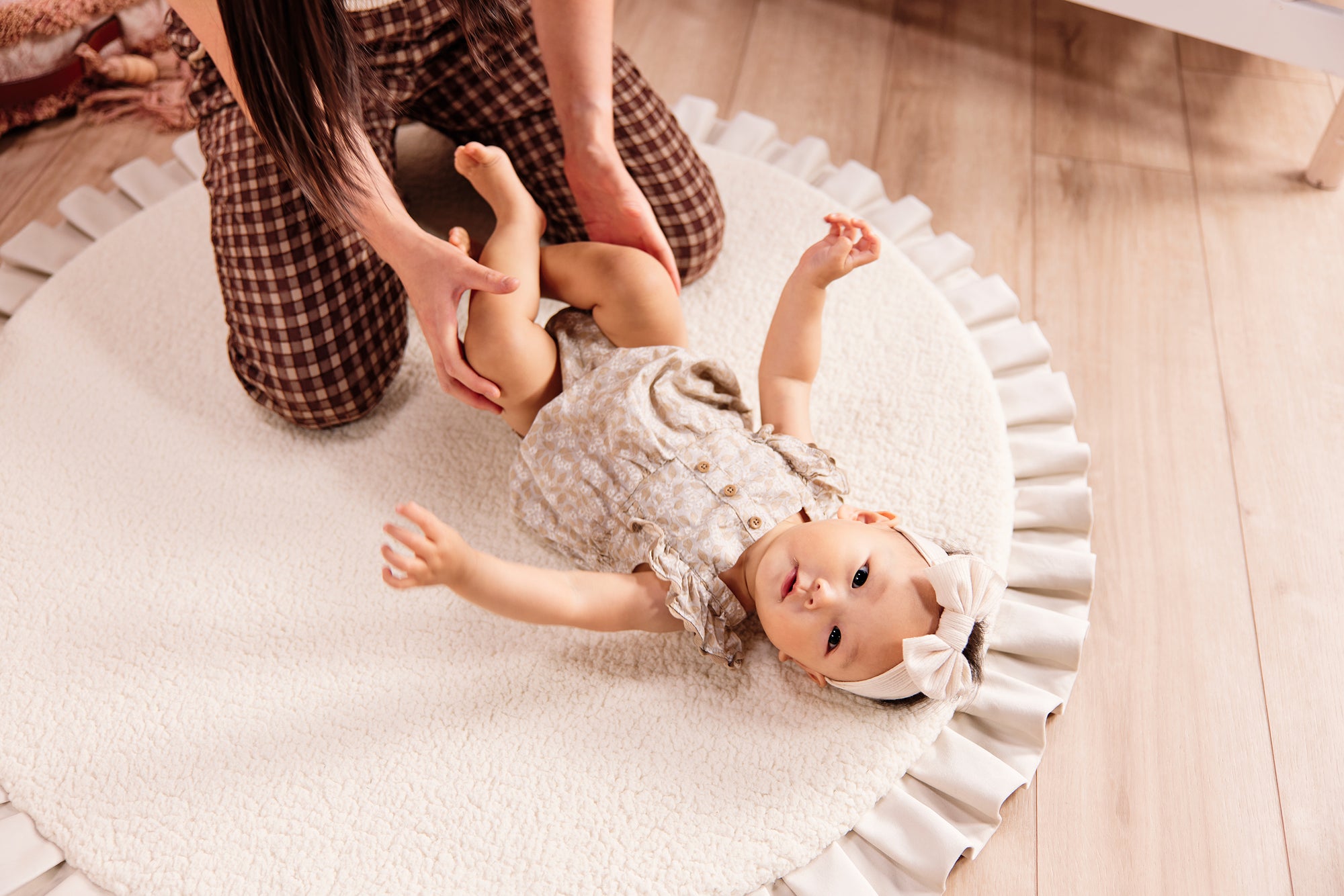 DockATot Circle Play Mat - Boucle / Cream