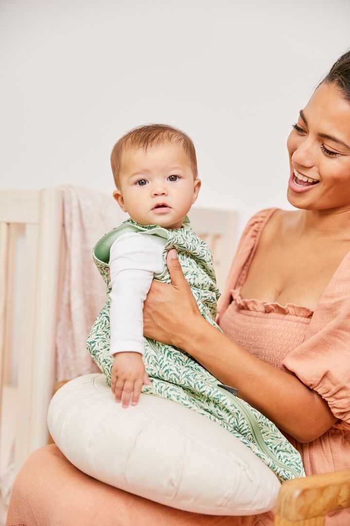 Nursing Pillow  - Sand Chambray