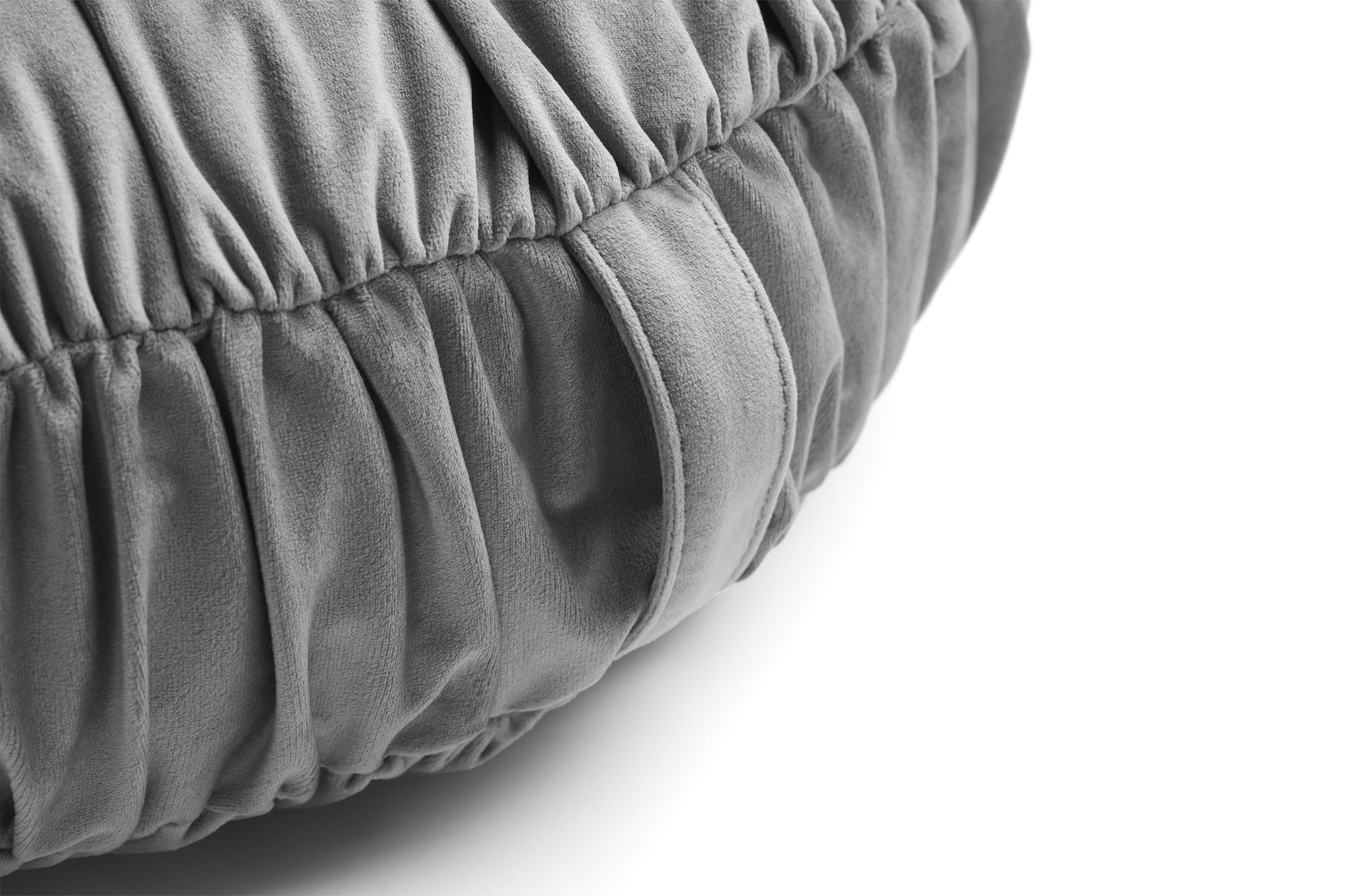 THE OUTLET: Ruched Tuffet - Graphite