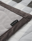 THE OUTLET: Quilt - Graphite Stripe