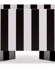 THE OUTLET: Kind Essential Bassinet - Black & White Stripe