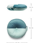 THE OUTLET: Colorblock Tuffet - Jade