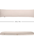 Cosset Body Pillow – Sand Chambray